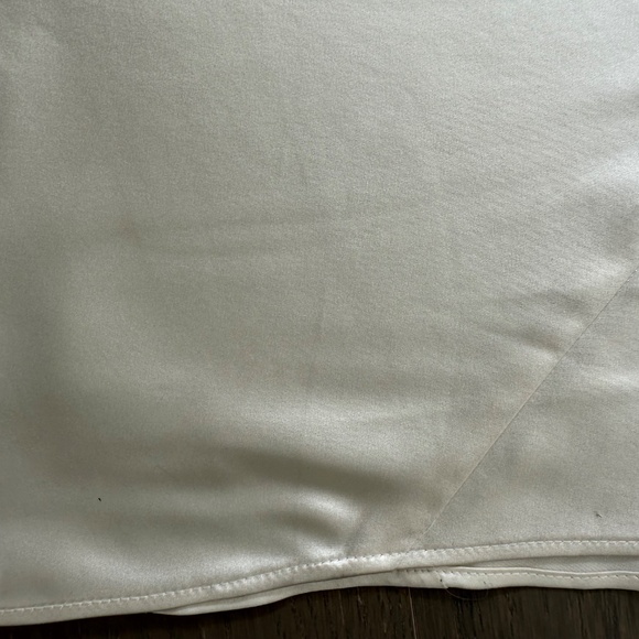 Reformation RONDA White Ivory Silk Maxi Dress Gown Size 6 Bridal Wedding w/ tag - Picture 7 of 16